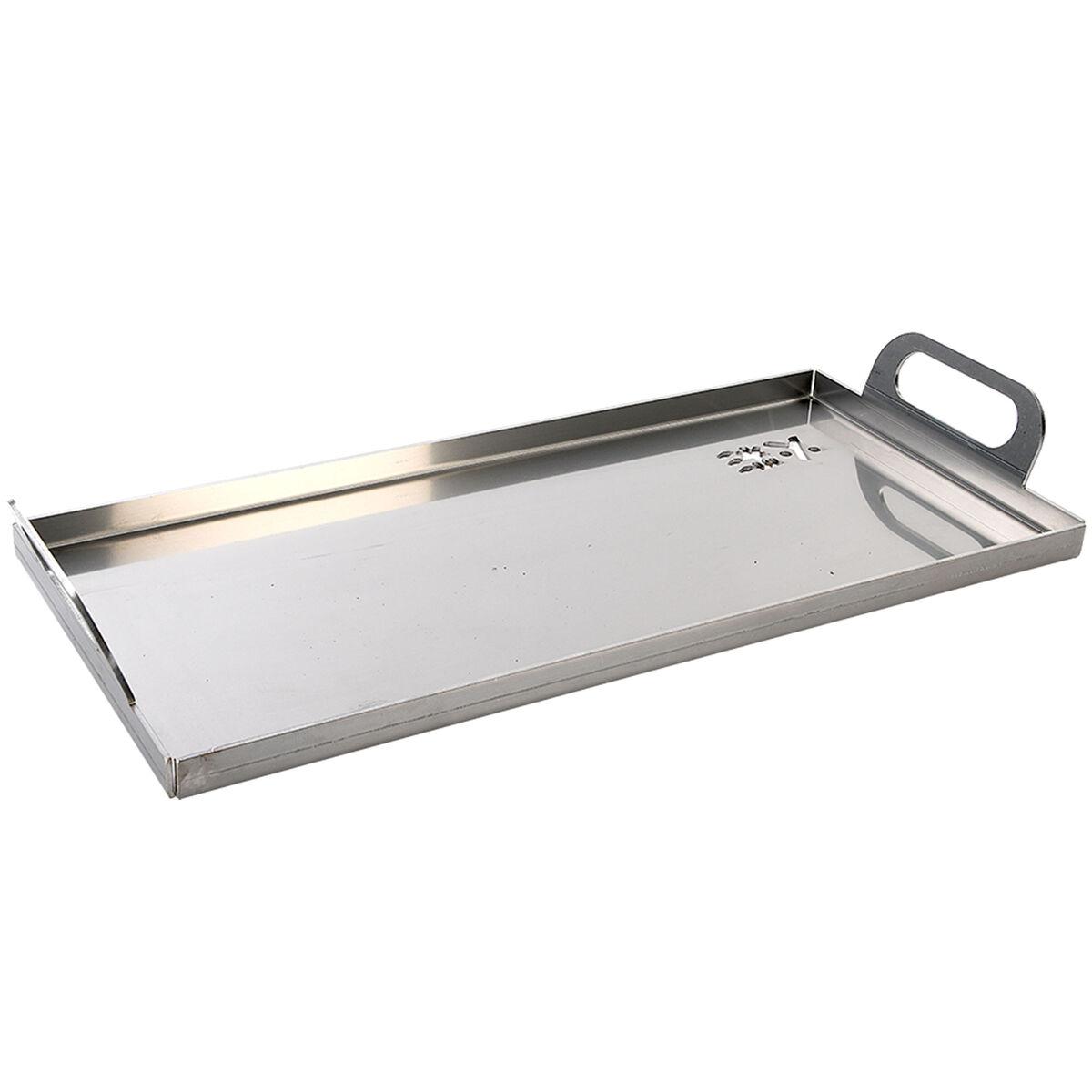 Kasai Konro Plancha solid stekeplate i rustfritt stål, Medium Long