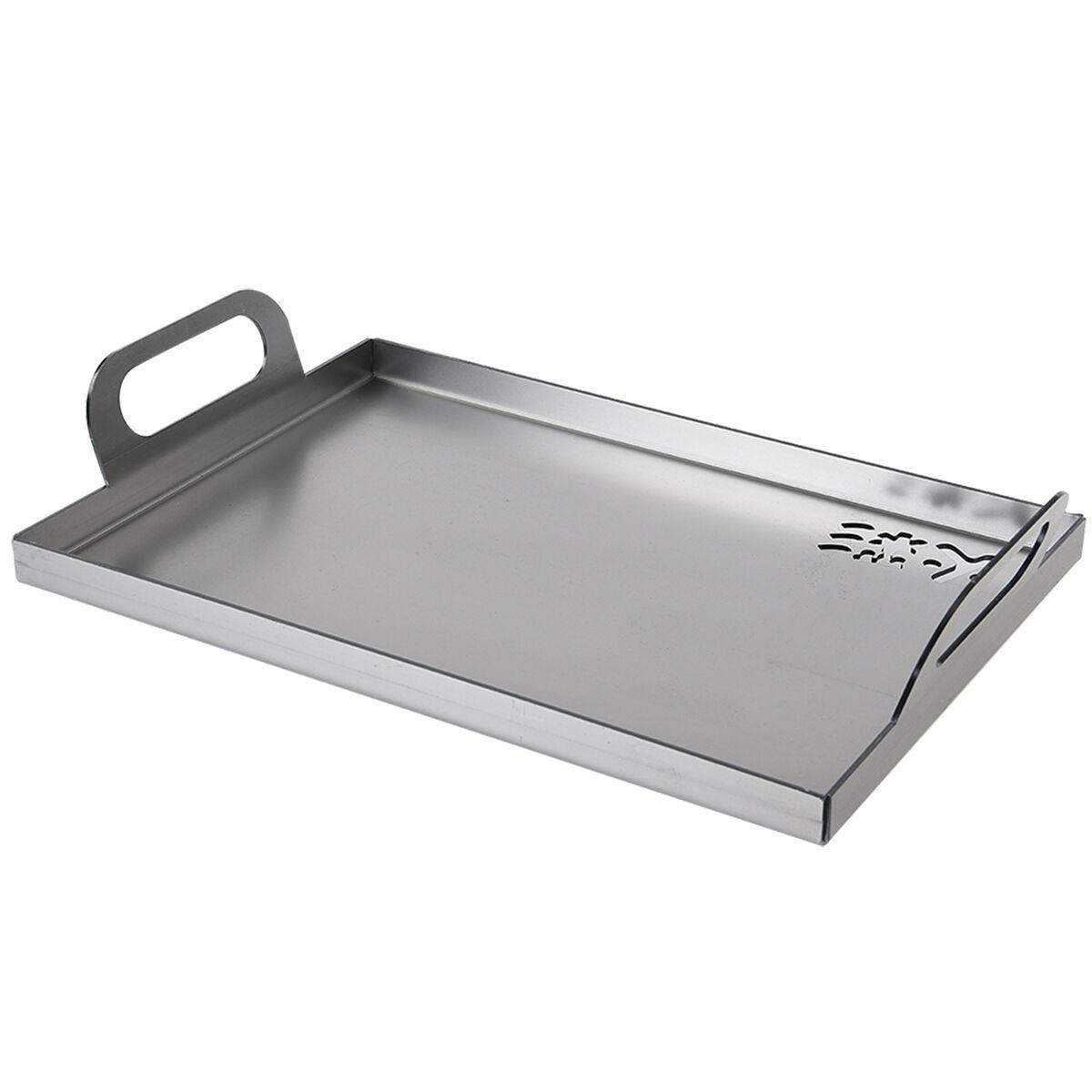 Kasai Konro Plancha solid stekeplate i rustfritt stål, Medium Wide