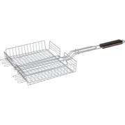 Mustang grillkurv i rustfritt stål, flat modell 25 x 31,5 cm