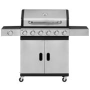 Mustang Shelbyville 6+1 gassgrill med seks brennere og sidebrenner