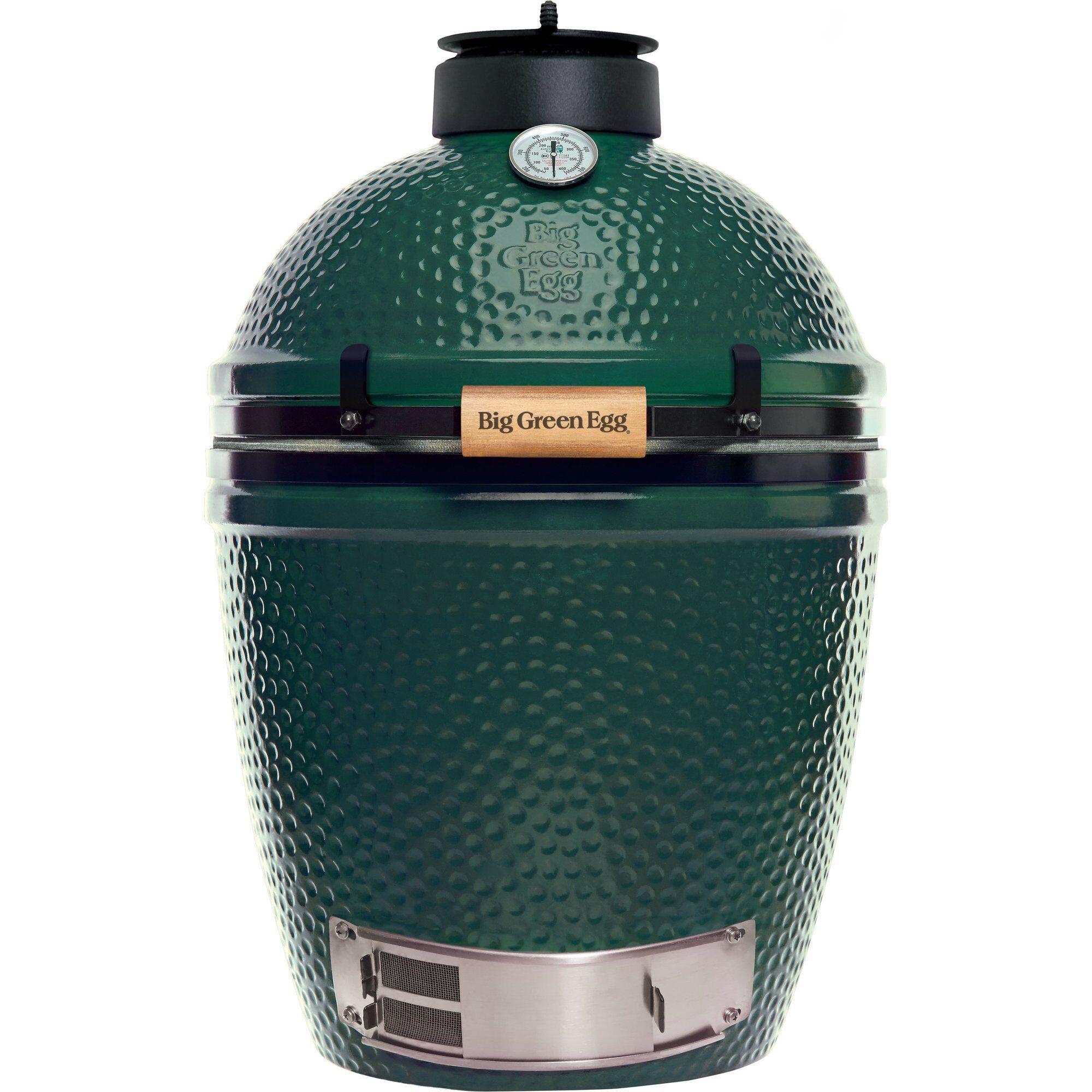 Big Green Egg Medium grønn keramisk kamadogrill med termometer
