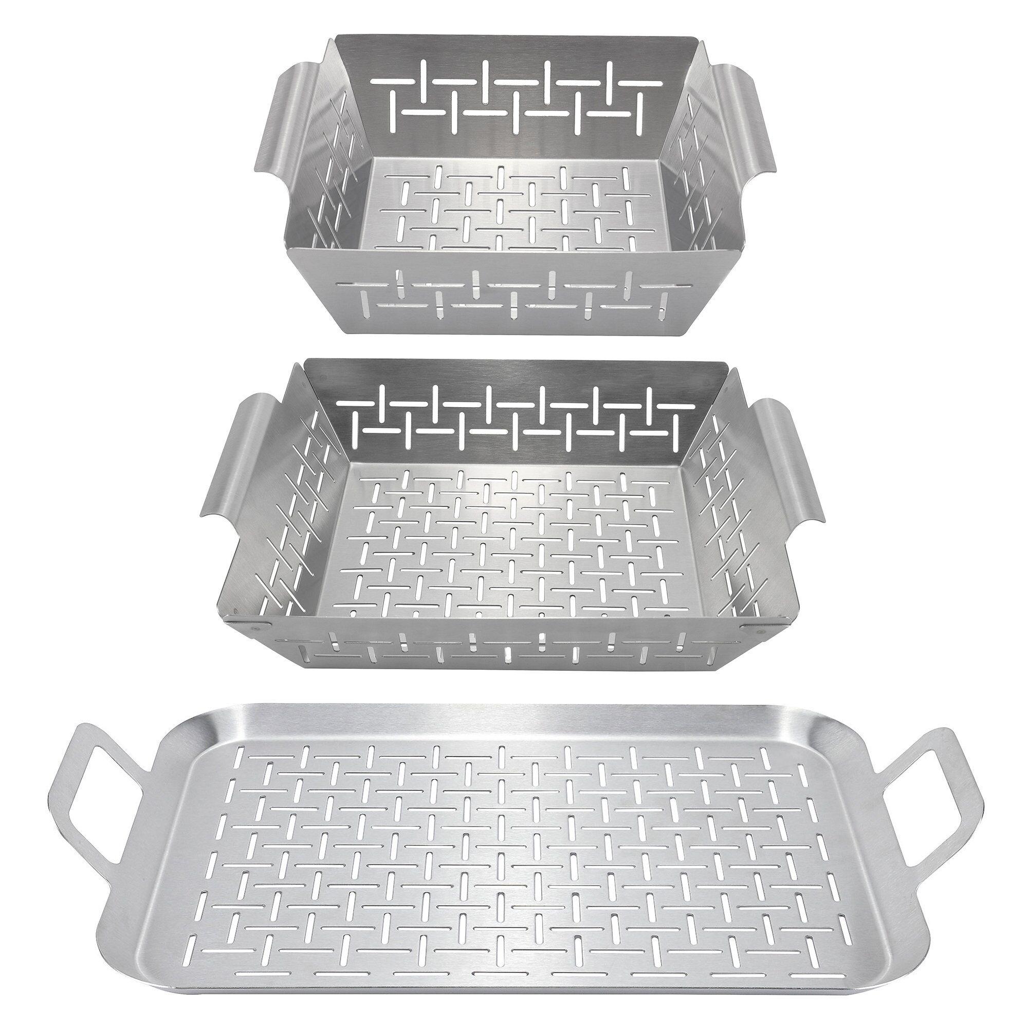 Essentials grillkurver 3-pakning, tre kurver i ulike størrelser