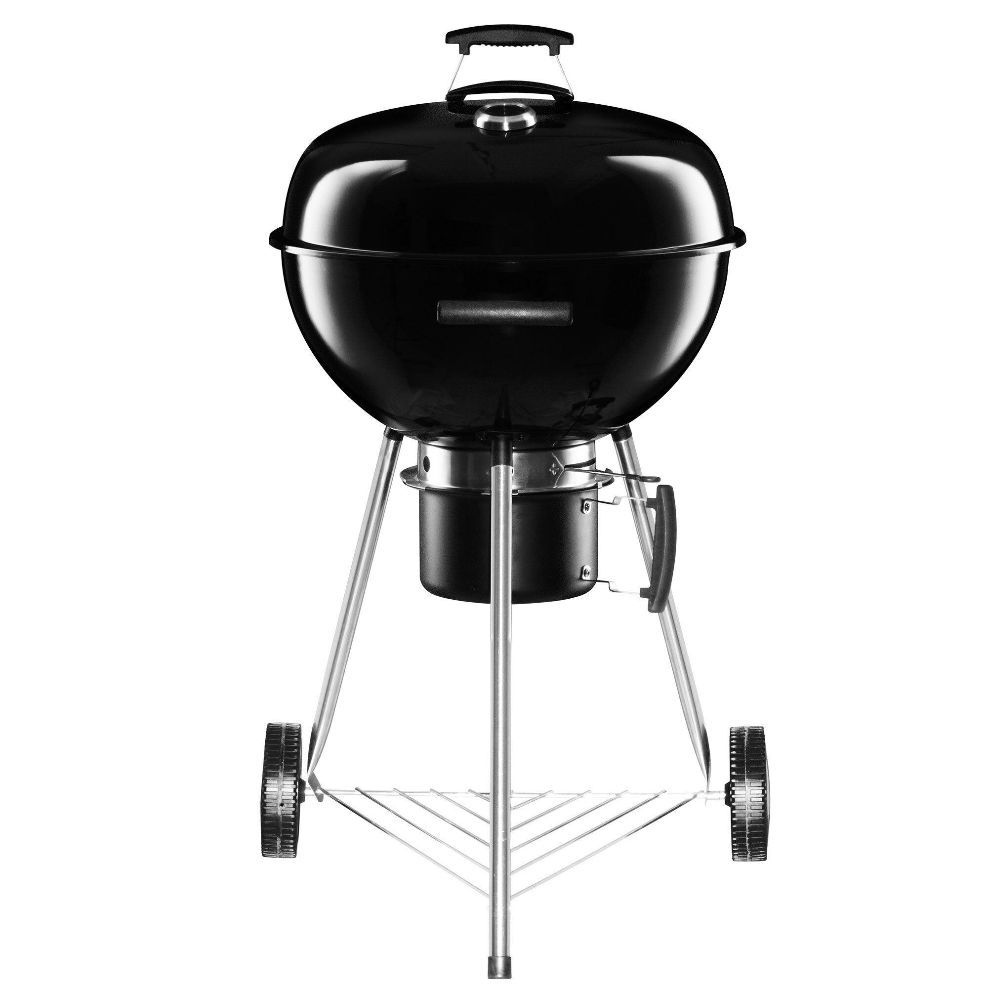 Mustang Kullgrill Gourmet 57 med multigrill-rist og to store hjul