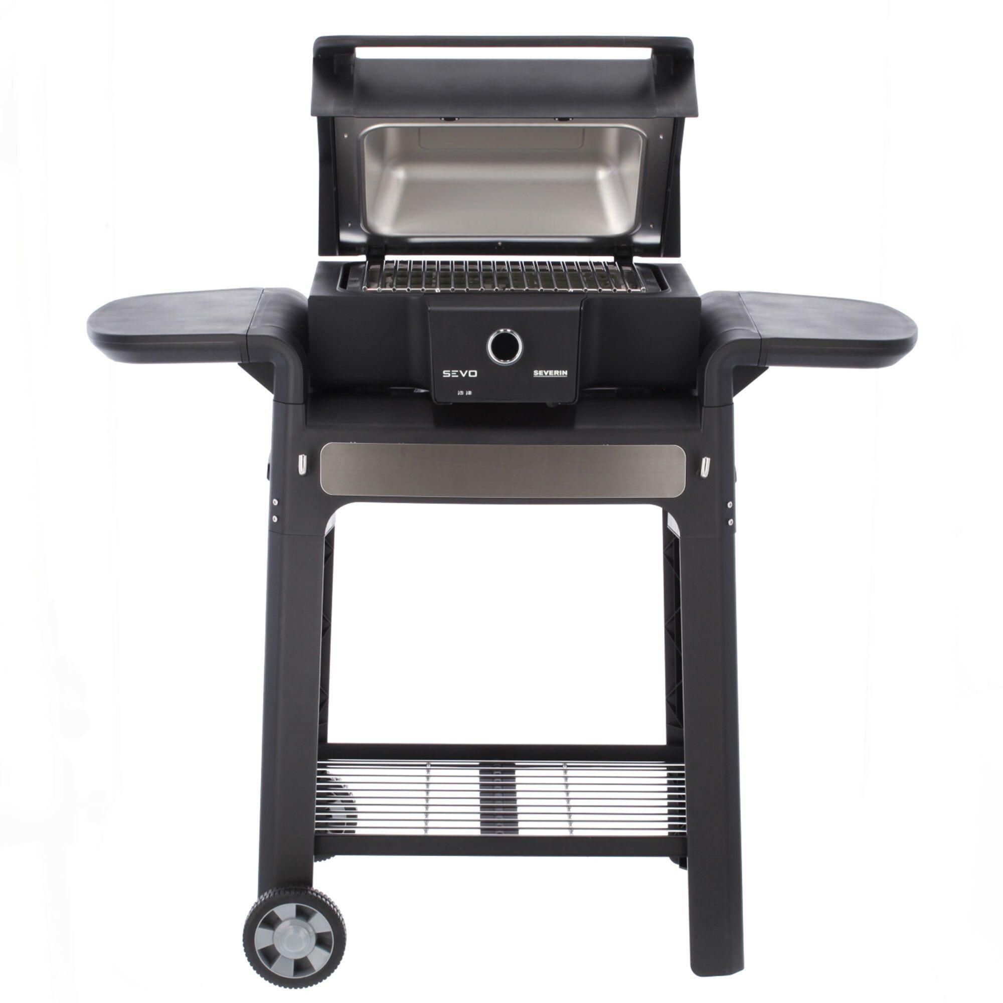 Severin Sevo Smart Control GTS 500 elektrisk bordgrill i svart