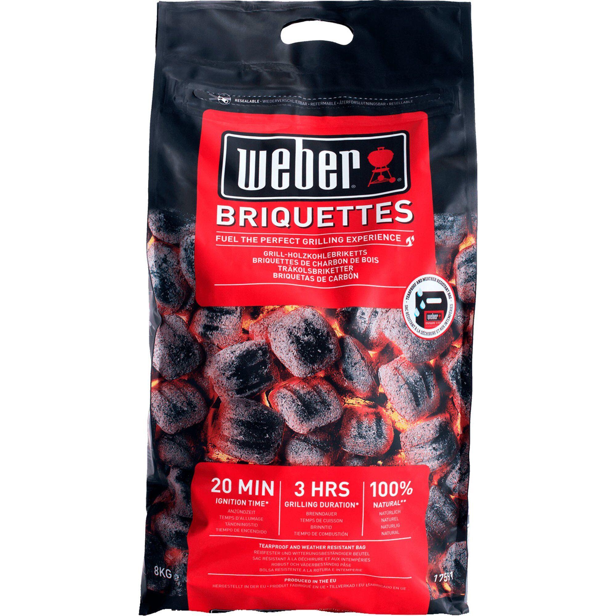 Weber Briketter 8 kg sekk med grillbriketter