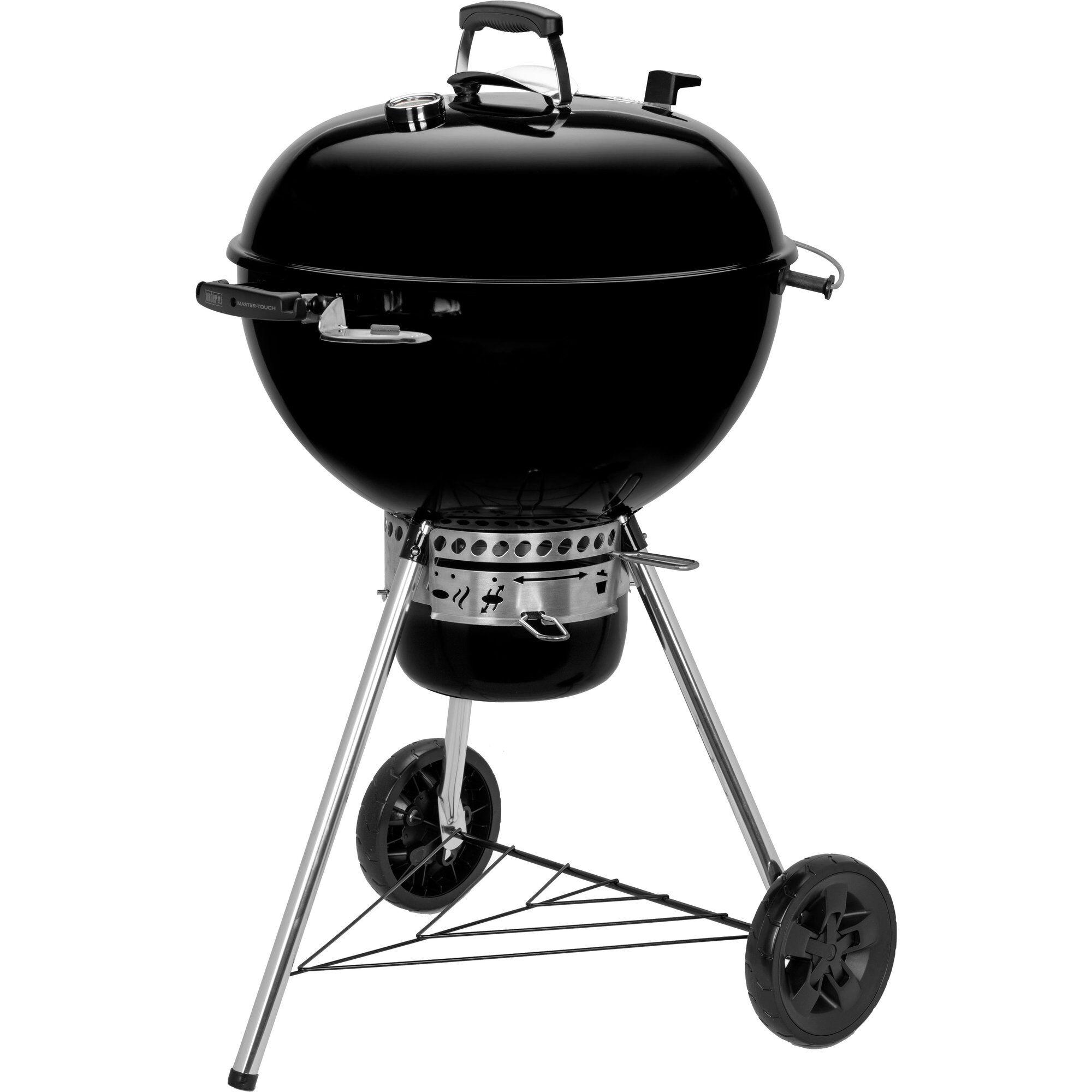 Weber Master-Touch GBS E-5750 kullgrill i svart med Gourmet BBQ System-rist
