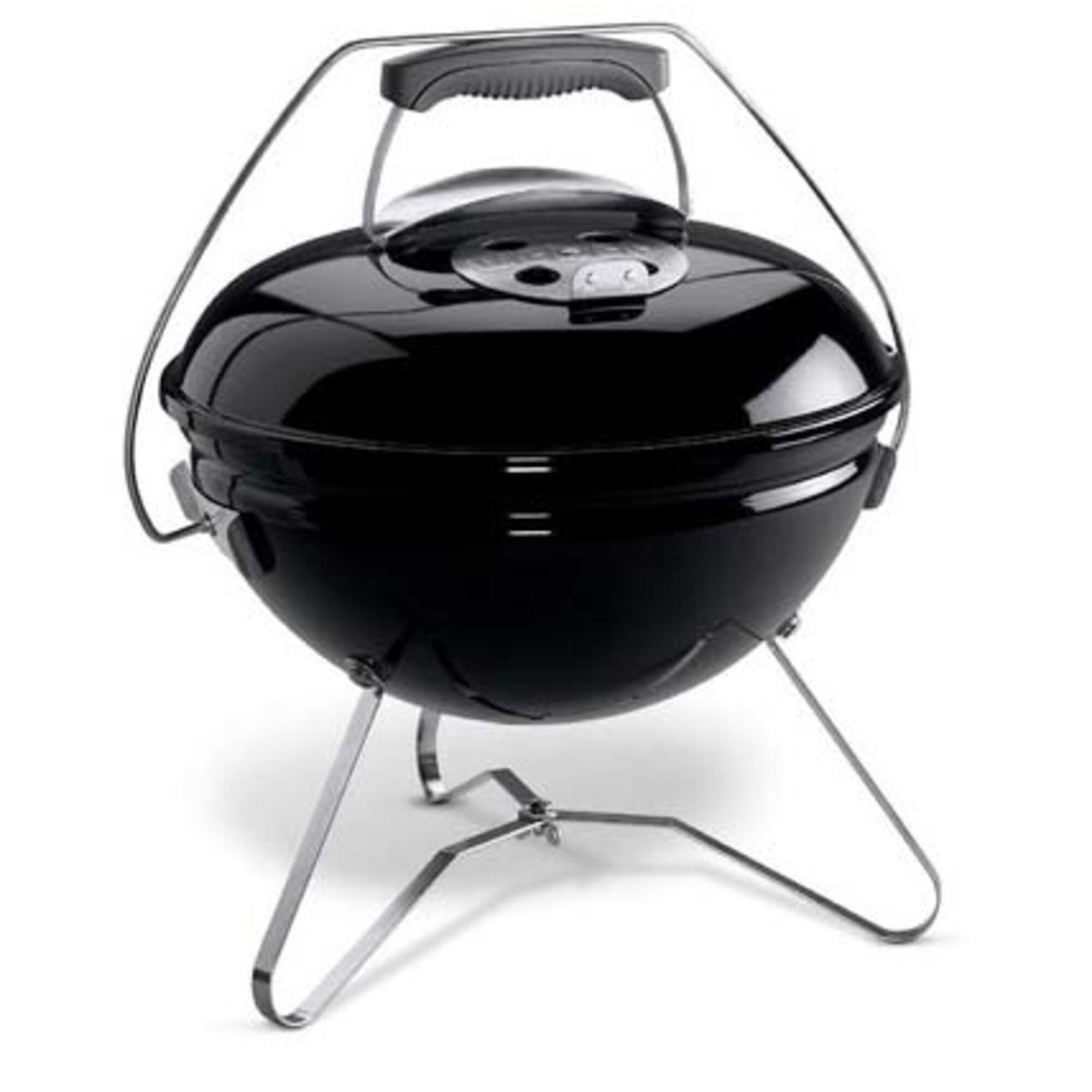 Weber Smokey Joe Premium bærbar kullgrill i svart
