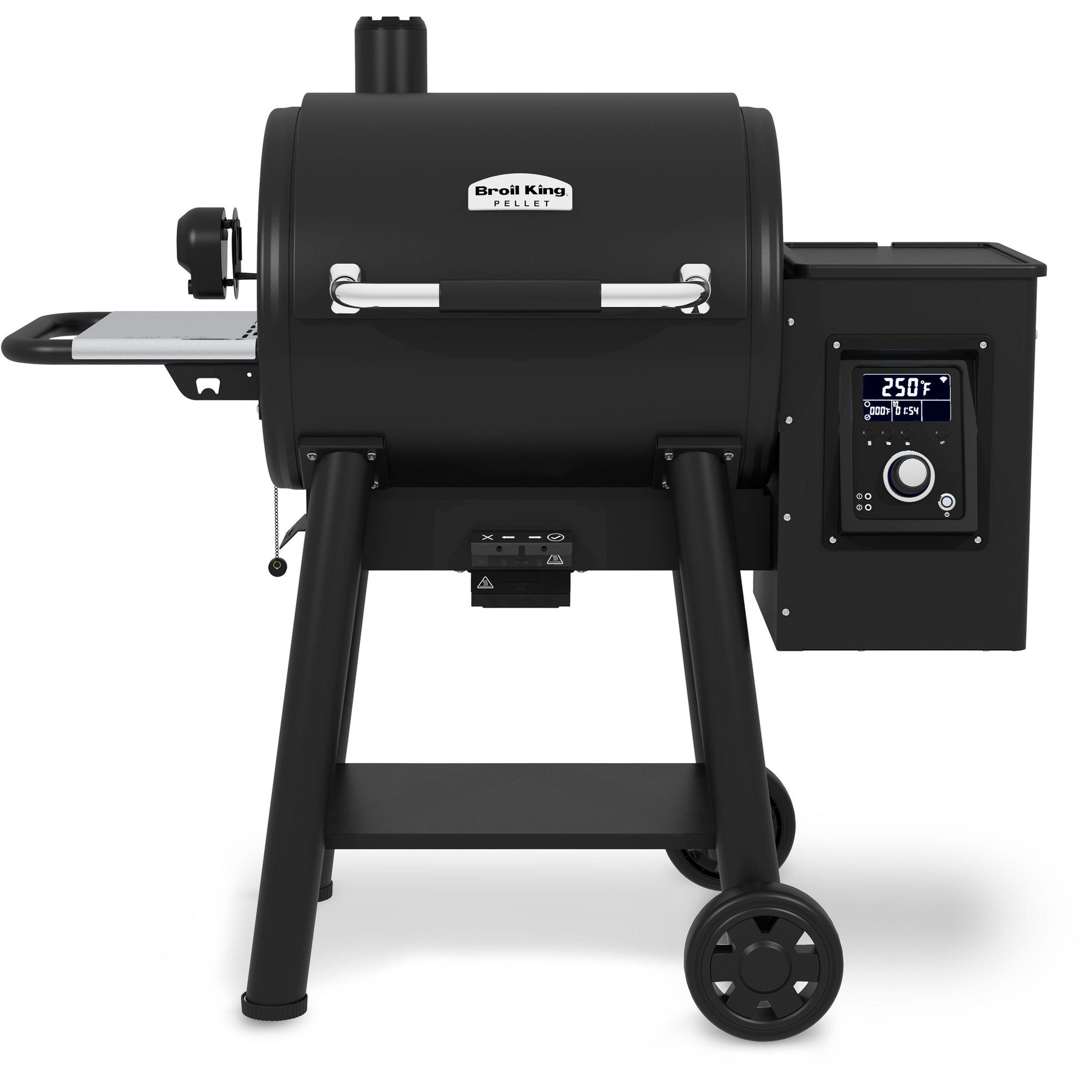 Broil King Regal 400 Trepelletsgrill med app-styring i sort stål